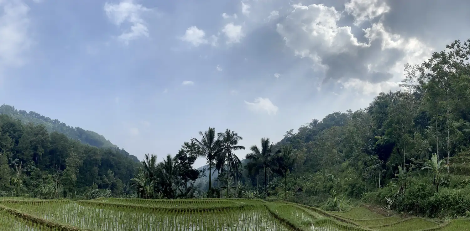 Lanskap Dusun Palasari, Desa Sukahurip, Kecamatan Cihaurbeuti, Ciamis