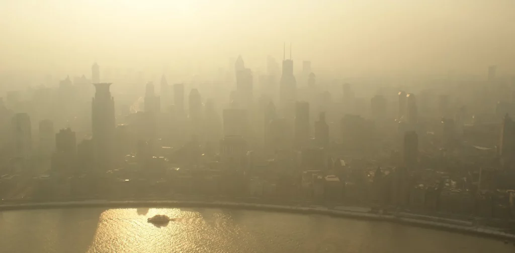 pencemaran asap di wilayah perkotaan