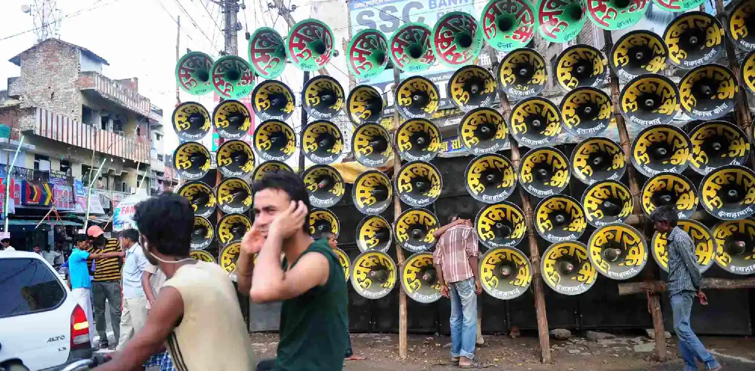 kampanye memprotes polusi suara di India