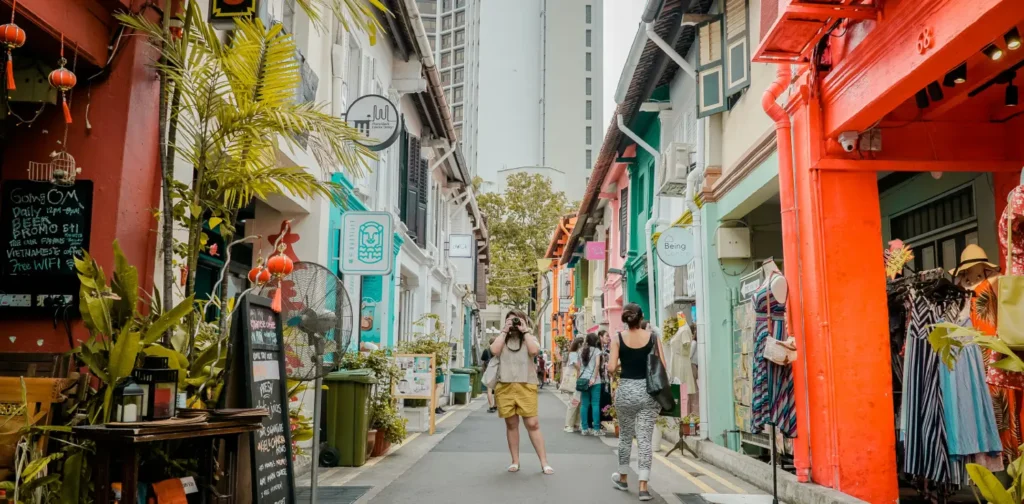 pasar jalanan di Singapura