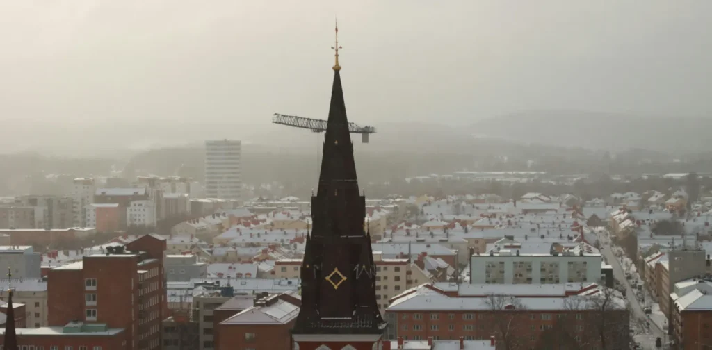 a photo of Umea town landscape
