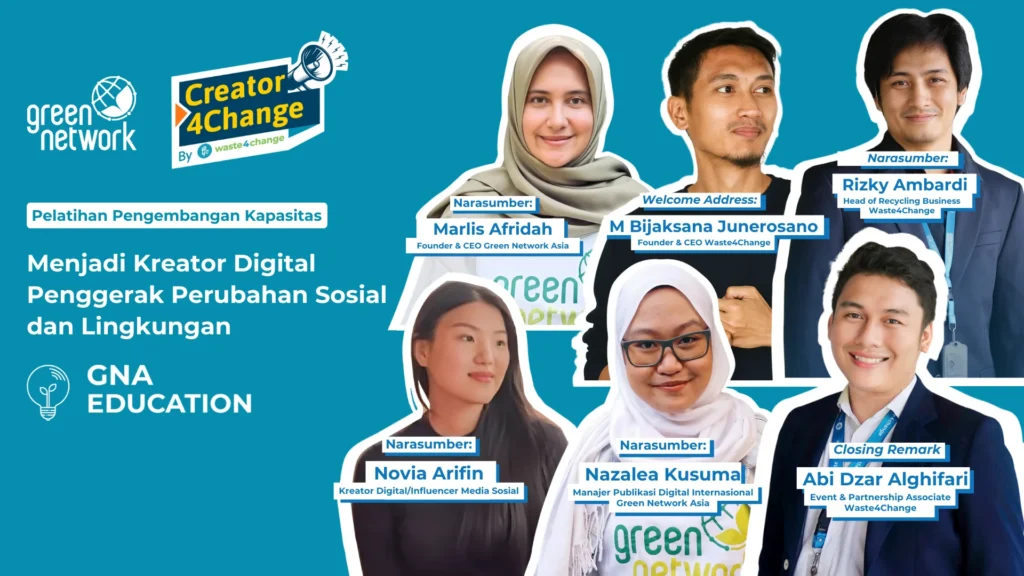 banner digital berisi 6 orang