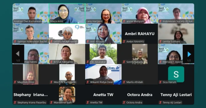 beberapa orang dalam layar zoom