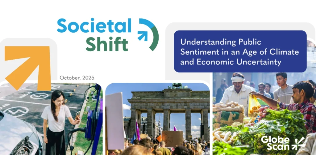 Cover Laporan GlobeScan’s Societal Shift 2025.