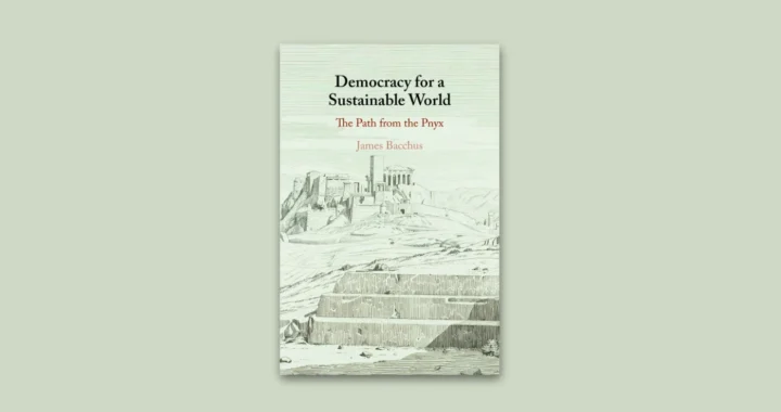 Cover Buku Democracy for a Sustainable World: The Path from the Pnyx, James Bacchus.