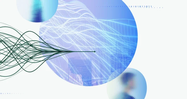 desain abstrak yang dimodifikasi dari sampul laporan Global Talent Competitiveness Index 2025.